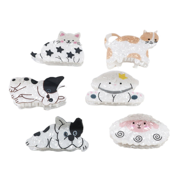 Wholesale Cute Cat and Puppy Hair Clip Accessories Pet Pattern Headwear Clip Hair Clip