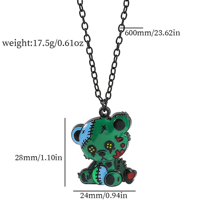 Wholesale Cute cartoon couple pendant necklaces