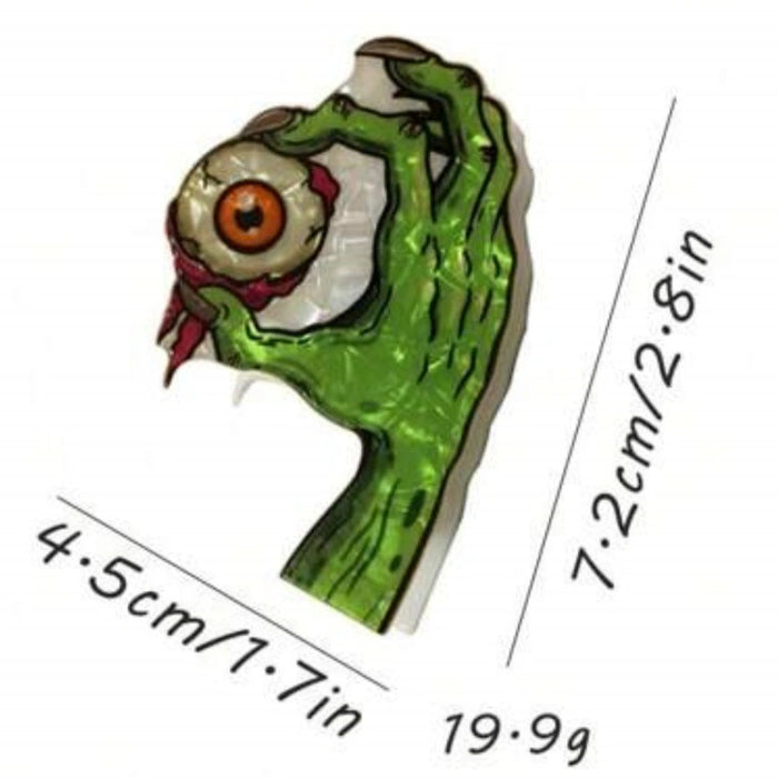 Wholesale  new ghost clip pumpkin skull ponytail clip magic hat shark clip ghost hand eyeball hairpin