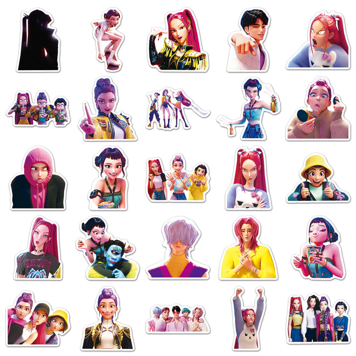 Wholesale 100pcs KPOP stickers animated decorative stickers