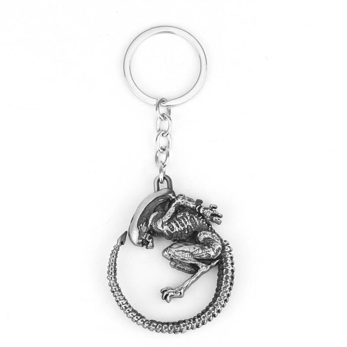 Wholesale Movie Peripheral Keychain Alien Alloy Key Chain Pendant JDC-KC-HeY021