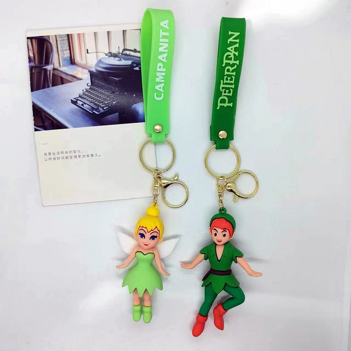 Wholesale  Cartoon Peter Keychain Pendant Bag Car Keychain Accessories Gift