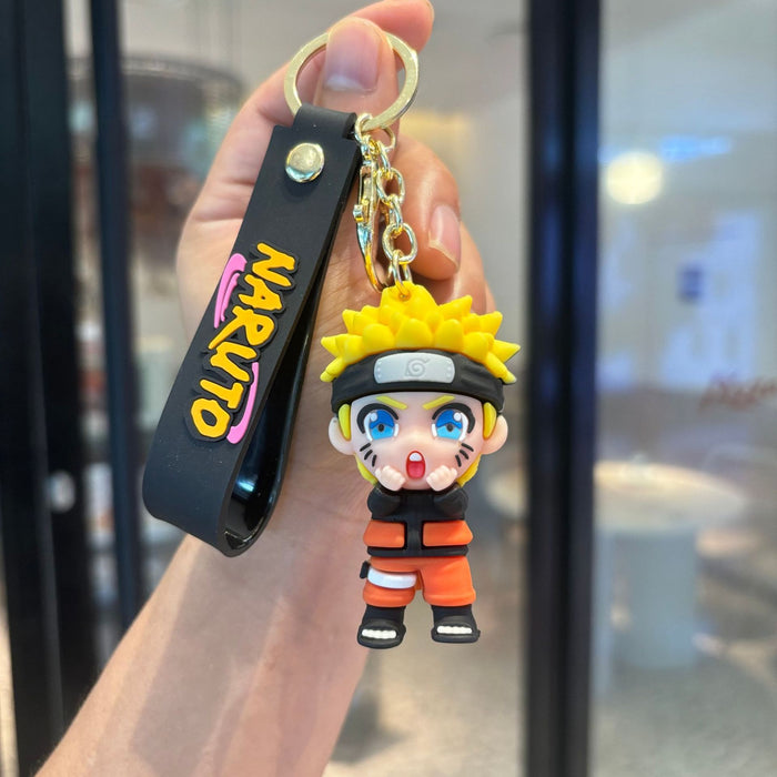 Wholesale Cute anime character PVC keychains