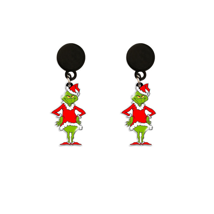 Wholesale Christmas Acrylic Earrings and Earrings JDC-ES-XiangL055