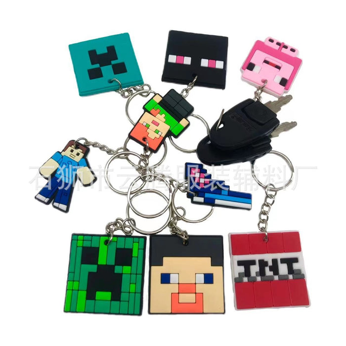 Wholesale 10pcs School Bag Pendant Cartoon Accessories Pendant Key Chain