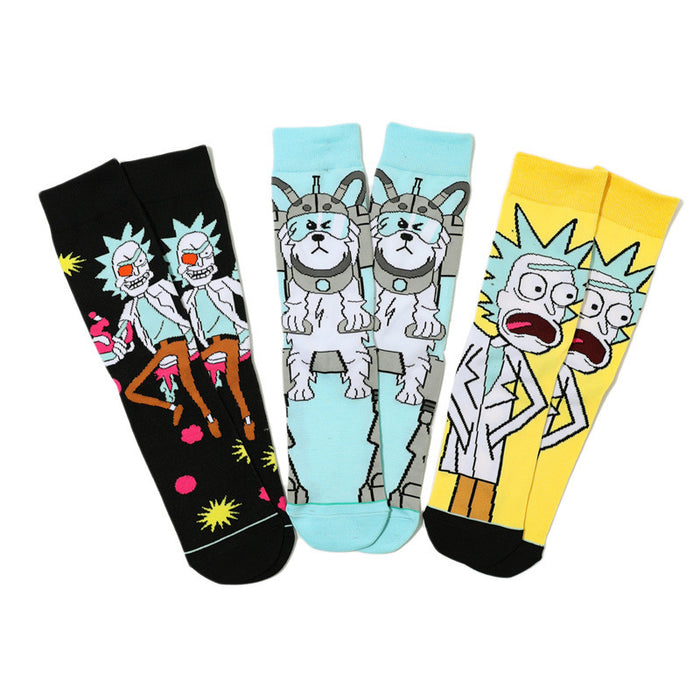Wholesale Cotton socks,  anime-style mid-calf socks