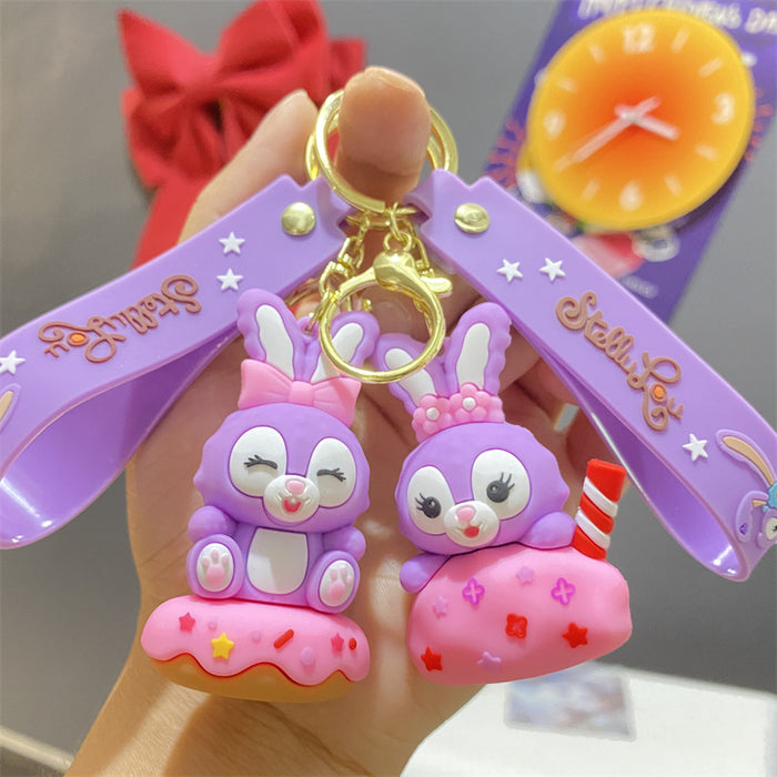 Wholesale PVC cartoon doll keychain JDC-KC-WuYi283