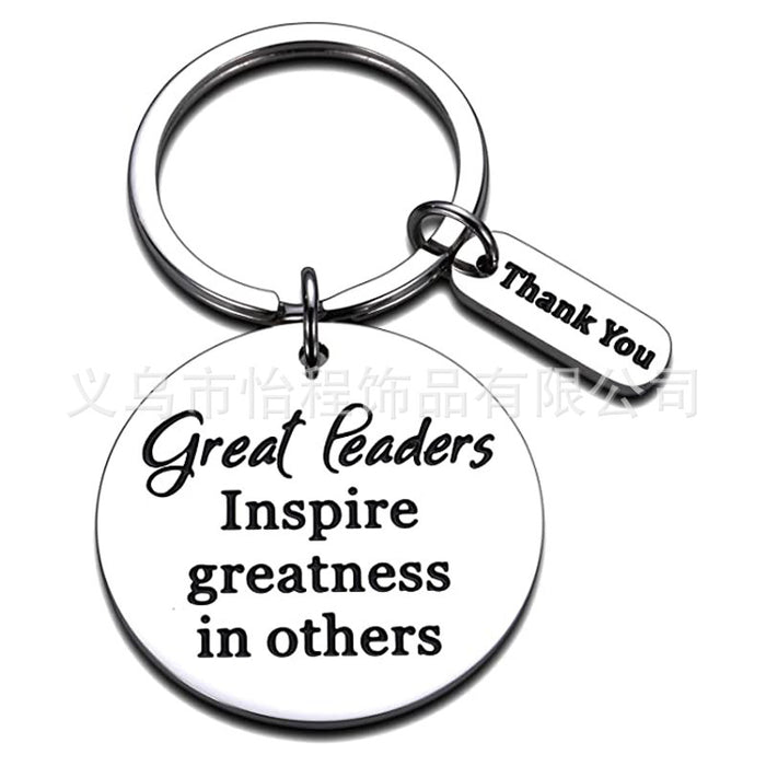 Wholesale Stainless Steel Keychain Hot-Selling Inspirational Fashion Creative Gift