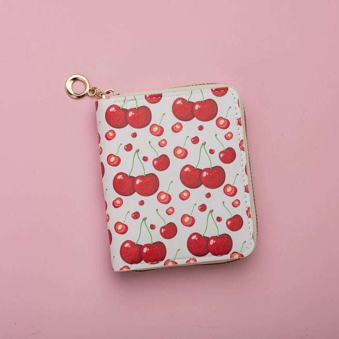 Wholesale Fruit Print Pu Coin Purse Cute Card Holder Wallet For Kids Fashion Accessory Boutique