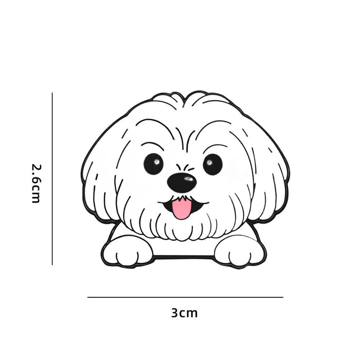 Wholesale Cute Cartoon Dog Series Metal Brooches