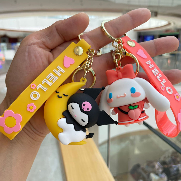 Wholesale Keychain Cute Doll Bag Pendant Car Keychain Ring