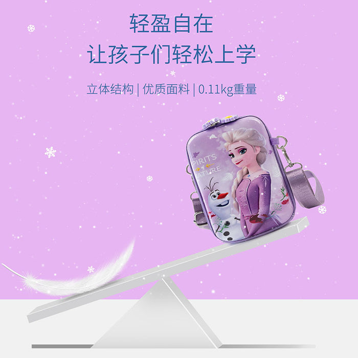 Wholesale Children's bag new stylish girl crossbody bag cute ice princess shoulder bag baby coin purse