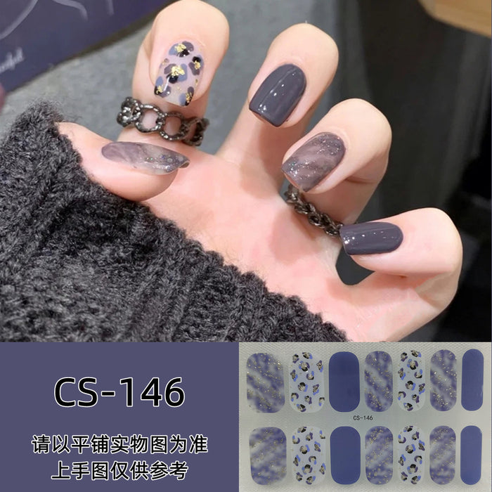 Wholesale No-bake Gel Waterproof Long-lasting 3D Nail Stickers JDC-NS-ARS004