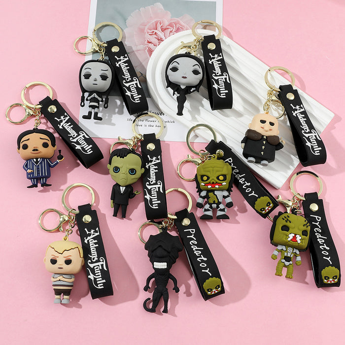 Wholesale Cartoon Silicone Doll Keychain JDC-KC-QiChao052