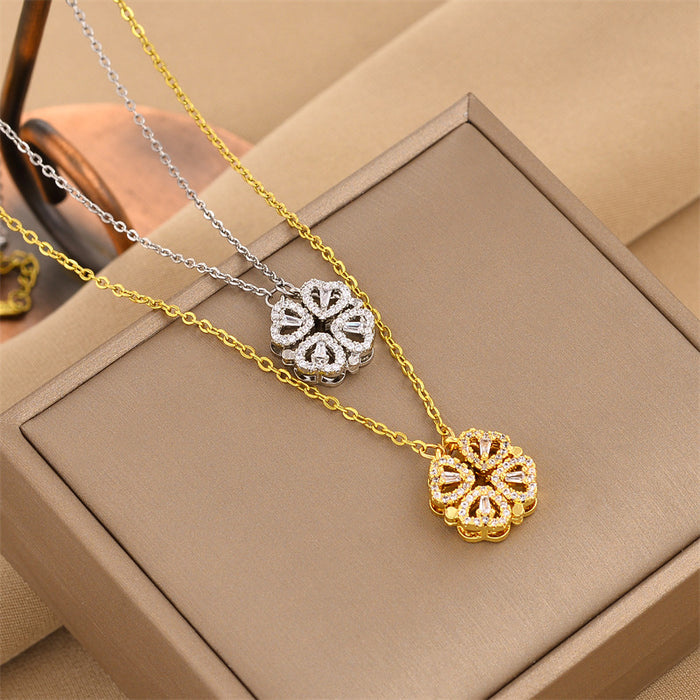 Wholesale Minimalist Titanium Steel Necklace JDC-NE-ChengY002