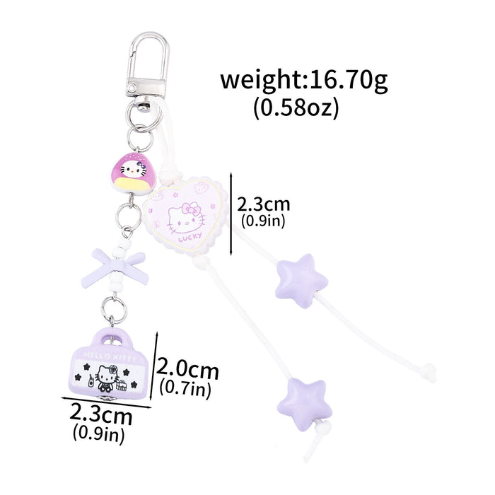 Wholesale cute cat Keychain  Bow Cartoon Cute Bag Pendant