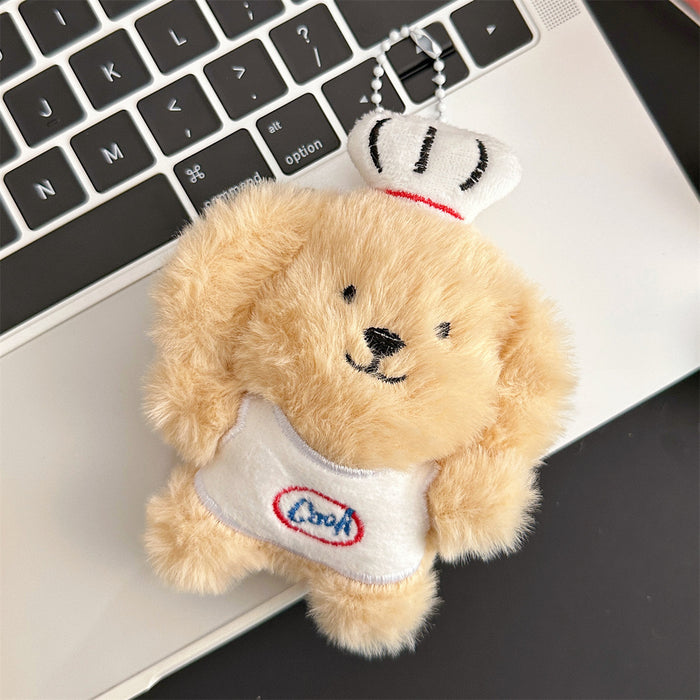 Wholesale Puppy Plush Toy Pendant for Girls' Bags Keychain Accessory