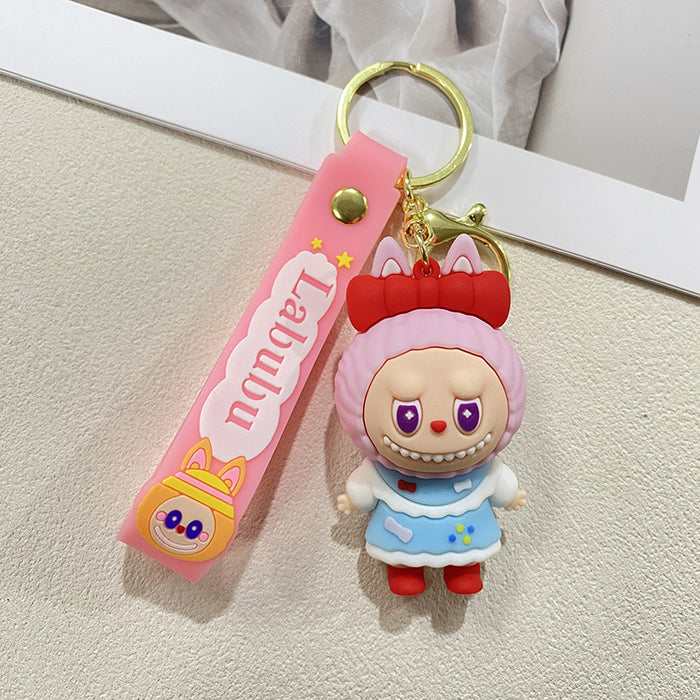 Wholesale Cartoon Doll Little Sheep Keychain Couple School Bag Pendant Car Key Chain Gift