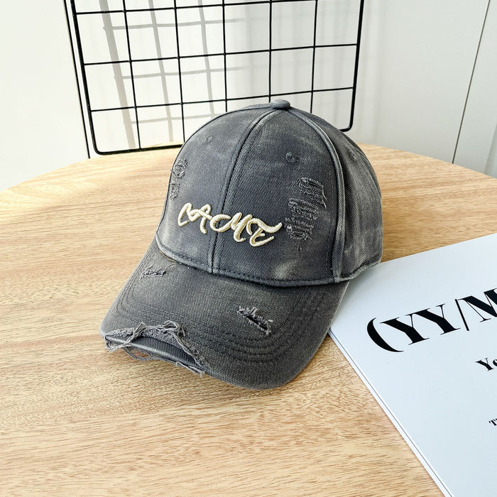 Wholesale Wide brimmed hood, cotton soft top baseball cap, sun protection and duckbill cap