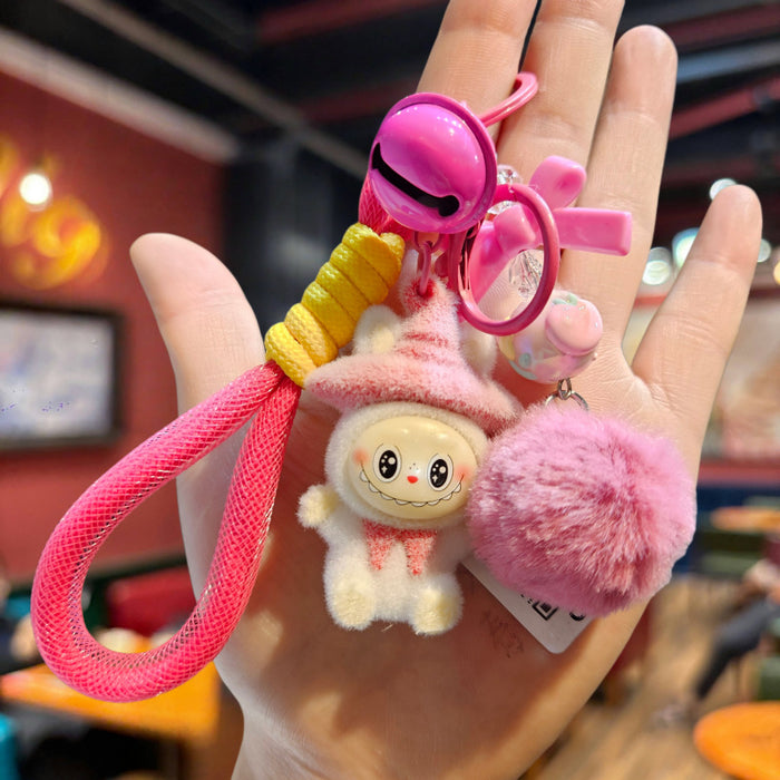 Wholesale Cartoon Doll Little Sheep Keychain Cute Funny Doll Pendant Student School Bag Key Chain Pendant