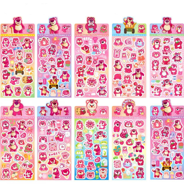 Wholesale Creative DIY Cute Cartoon Character Laser Stickers