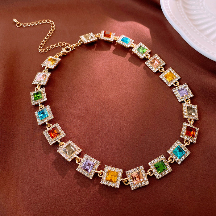 Wholesale Diamond Round Geometric Bracelet Bracelet for Women