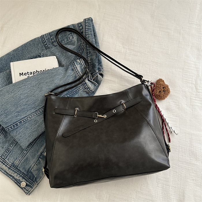 Wholesale Retro large capacity backpack, new personalized and fashionable style, single shoulder crossbody bag, tote bag