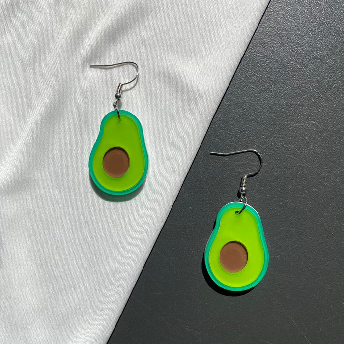 Wholesale Cute Vegetable Earrings Lemon Avocado Carrot Earrings Accessories Female