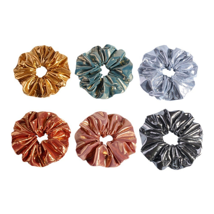 Wholesale Leather and fabric large Hair Scrunchies