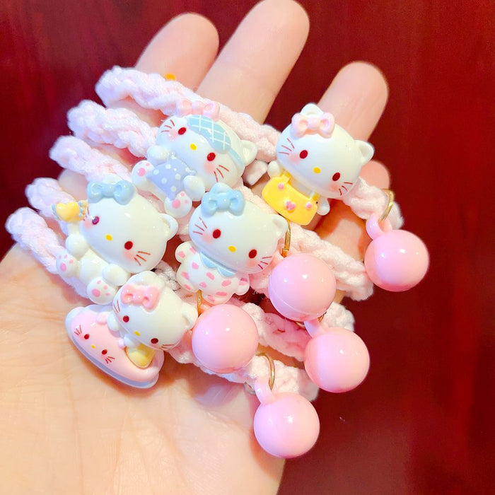 Wholesale 5pcs Leather Band Hair Rope Braided Hair Rope Hair Accessories for Women