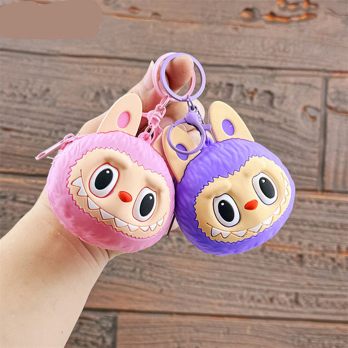 Wholesale Coin Purse Keychain Cartoon Doll Keychain Couple Pendant