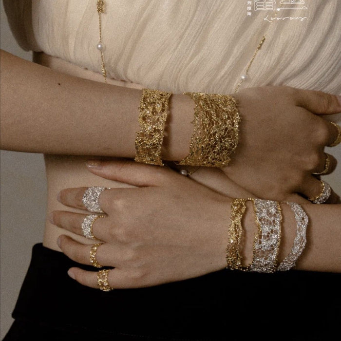 Wholesale Lace series temperament versatile lace opening adjustable bracelet