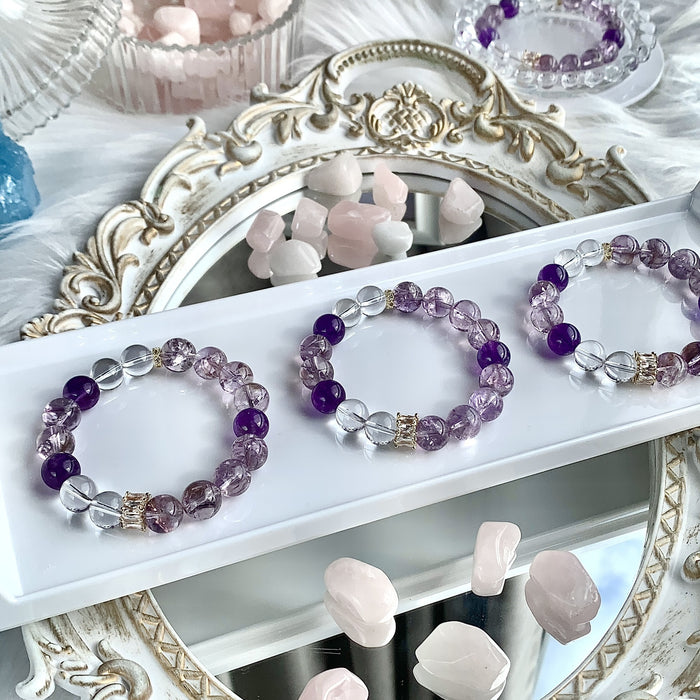 Wholesale Natural crystal bracelet, amethyst DIY original, niche design