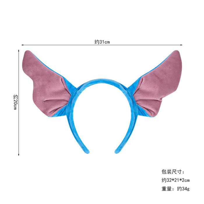 Wholesale Animal Headband Blue Ears Gloves Headband Set Cute Headwear