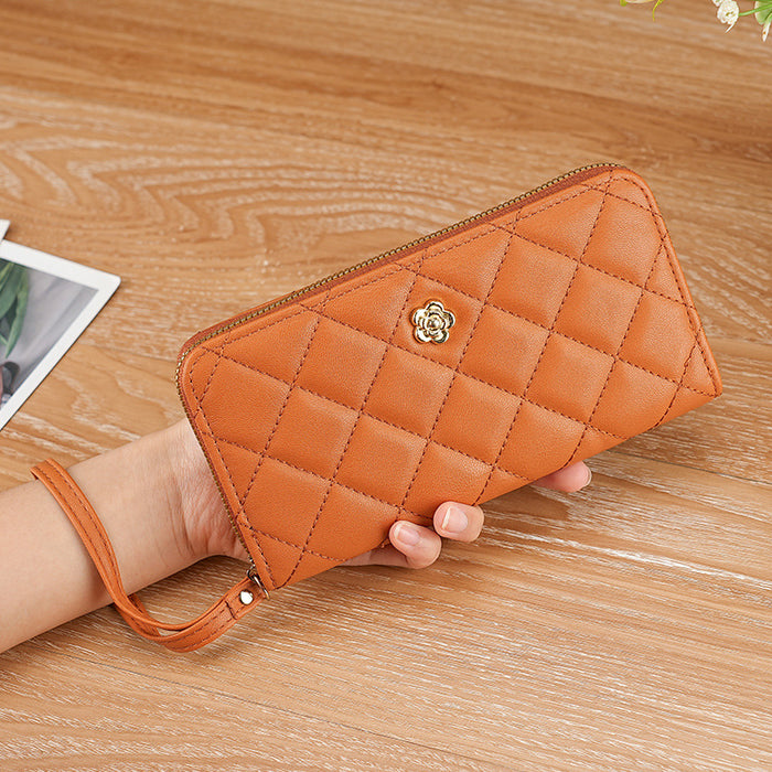 Wholesale Light Luxury Fresh Fragrant Women's Wrist Bag Wallet Women's Multi Card Women's Mobile Phone Bag JDC-WT-XQ002