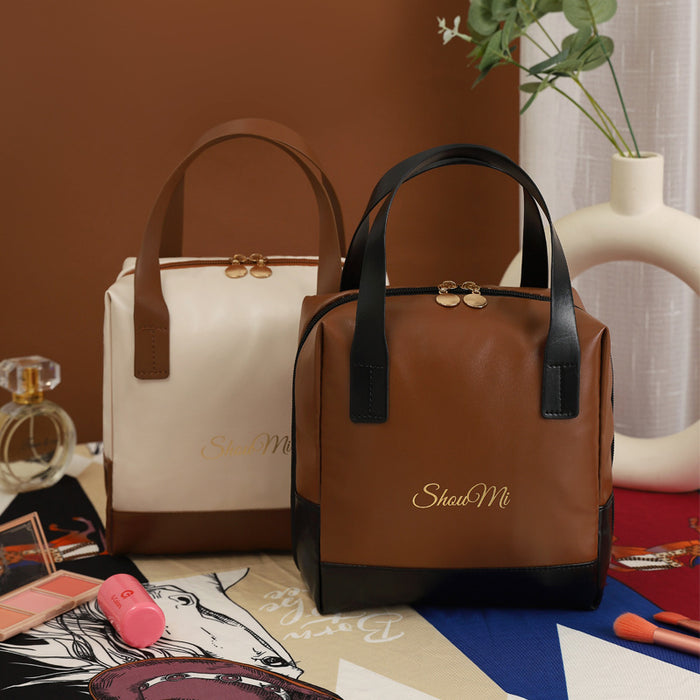 Wholesale Makeup bag with large capacity and portable skincare storage for travel