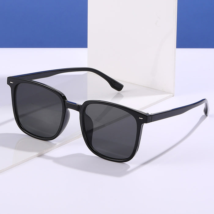 Wholesale Anti blue light sunglasses with flat frame and large frame