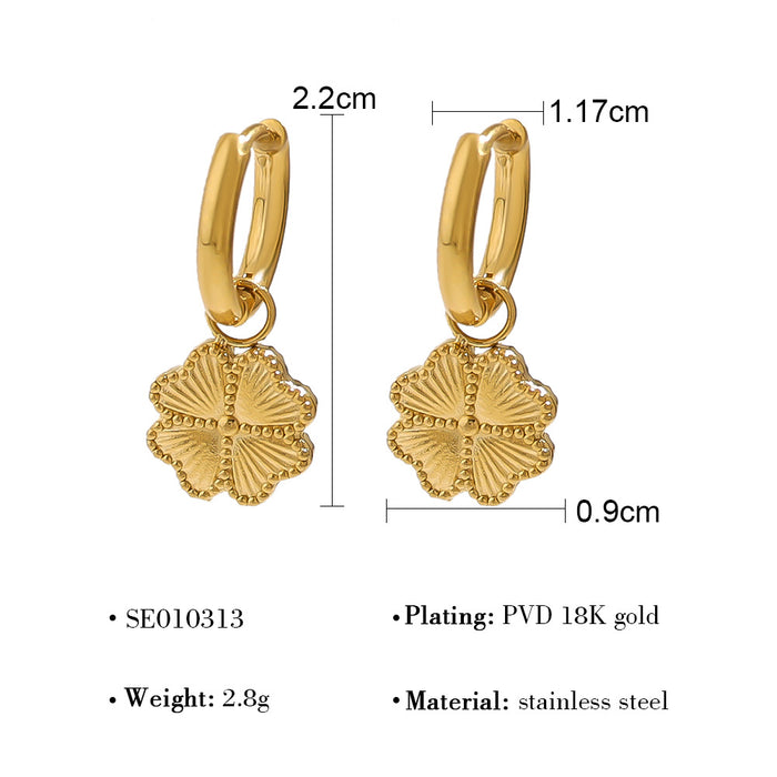 Wholesale Geometric Ear Buckle Fan-shaped Butterfly Diamond Ring Earrings Women's Earrings
