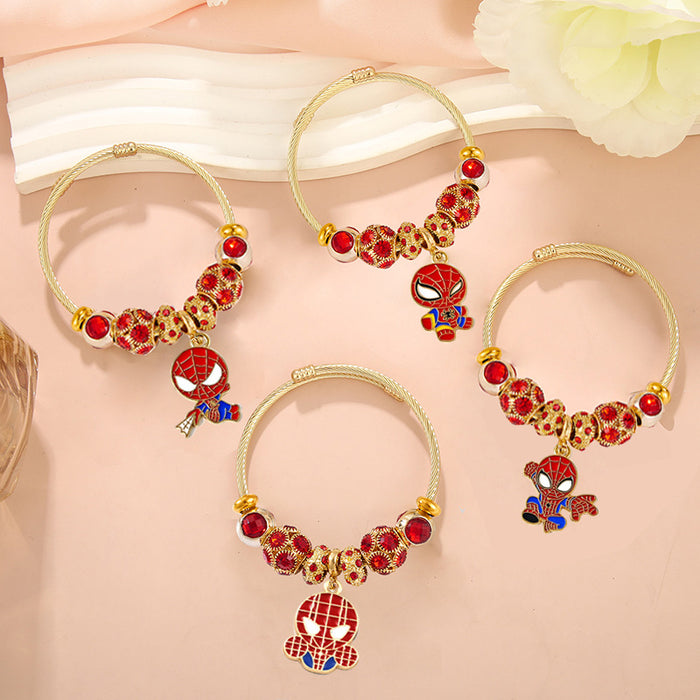 Wholesale Beaded Bracelet Stainless Steel Pendant for Women Travel Souvenir Jewelry Accessory