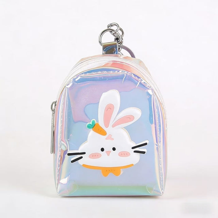 Wholesale Cartoon Animal Transparent PVC Backpack Coin Purse Cute Small Wallet