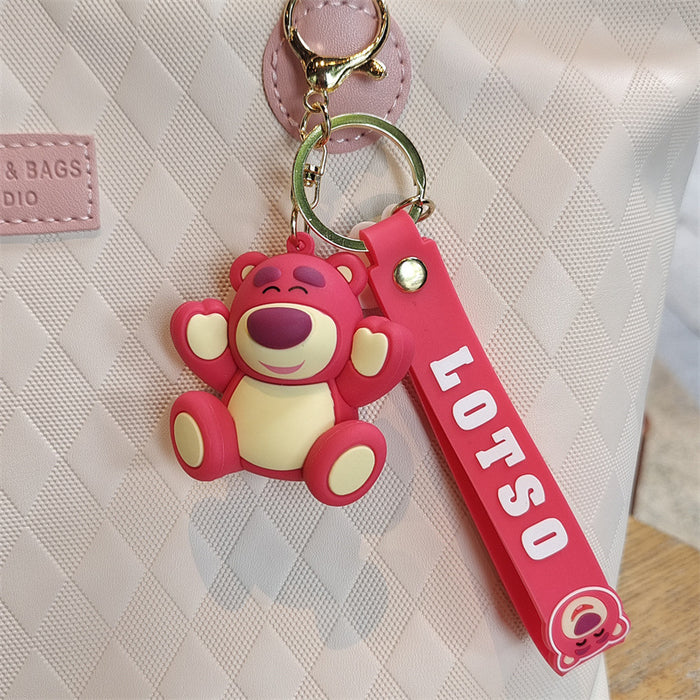 Wholesale Cartoon Silicone Doll Keychain JDC-KC-ZhuoRan014