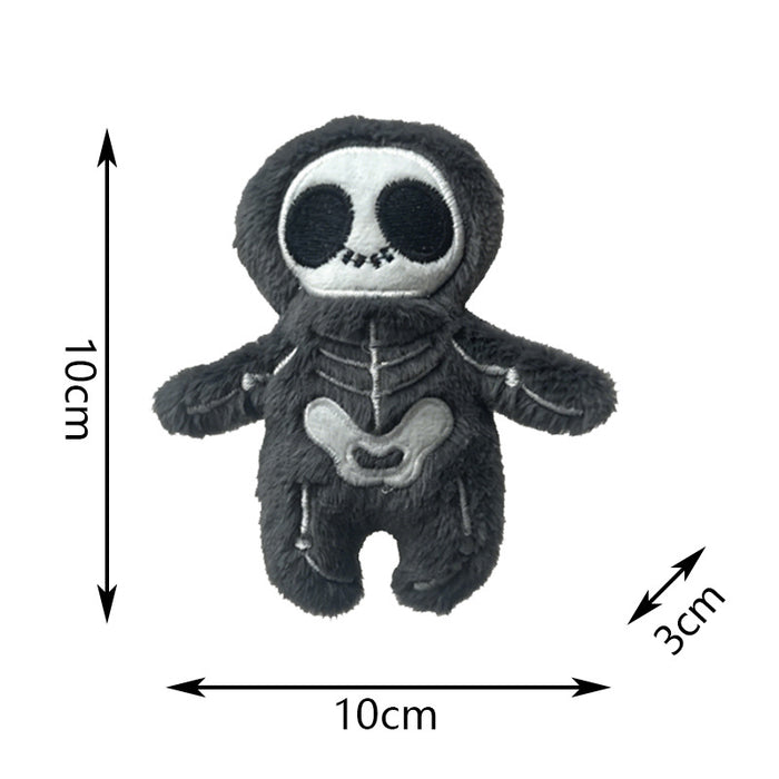 Wholesale Plush Mummy Keychain Skull Ghost  Pendant for Bag Charm MOQ:10
