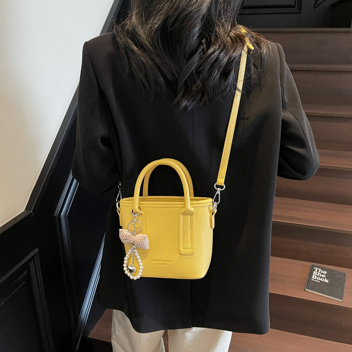 Wholesale New Small Bag Texture Handheld Bucket Bag Versatile Retro Commuter Crossbody Bag