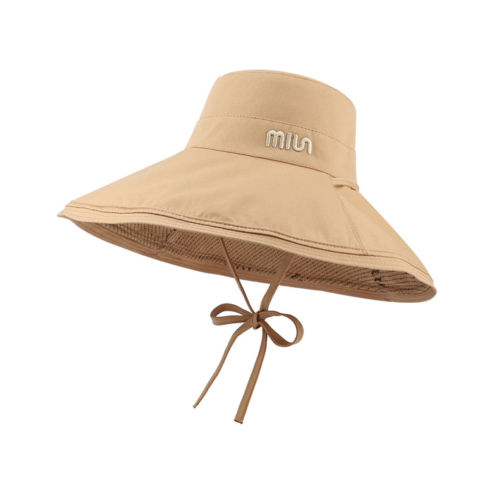 Wholesale Fashionable oversized brim face covering double-sided fisherman hat for outdoor sun shading, sun protection, and UV protection