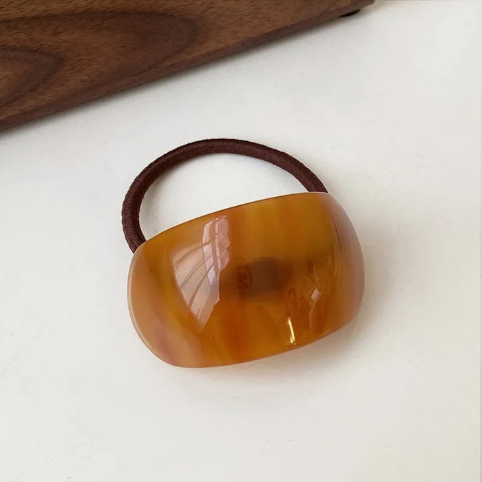 Wholesale Exquisite circular elastic band tied hair bun head semi tied hair, simple ponytail hair rope headband accessory