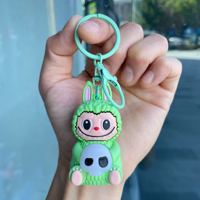 Wholesale Luminous night light keychain pendant, car bag hanging decoration, claw machine, small gift wholesale