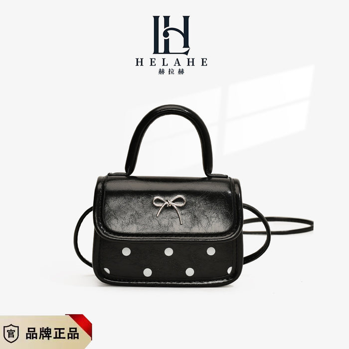 Wholesale Children's Bag Wave Point Handbag Bow Mini Parent Child Crossbody Bag Mouth Red Envelope