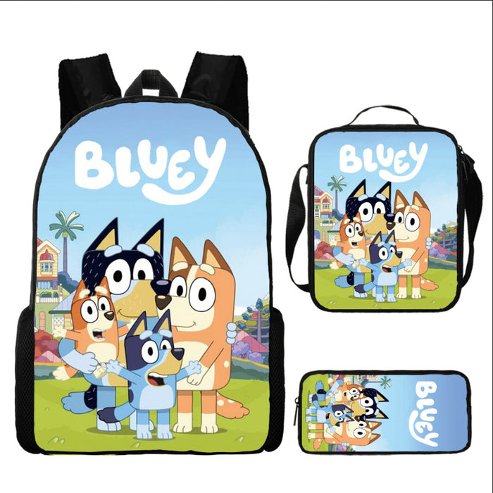 Wholesale New Style Bulloy Dog children's Leisure Lightening Large Capacity Printed Backpack Primary School Student Schoolbag JDC-BP-Shangl002