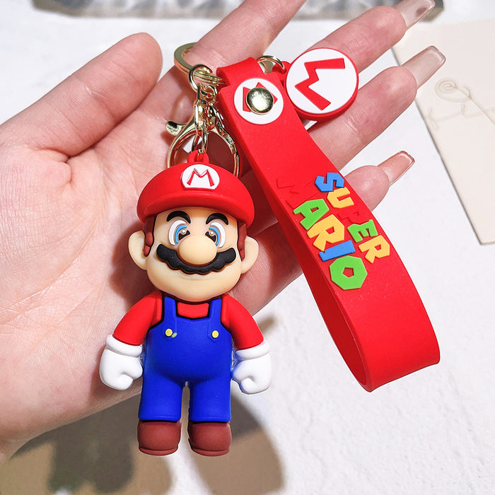 Wholesale Cartoon Anime PVC Keychain Cute Couple Car Pendant Bag Pendant