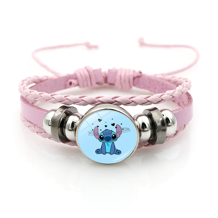 Wholesale Love Stitch Bracelet Jewelry Girl Gift Star Stitch Animation Surrounding Hand Jewelry Small Gifts JDC-BT-JY001